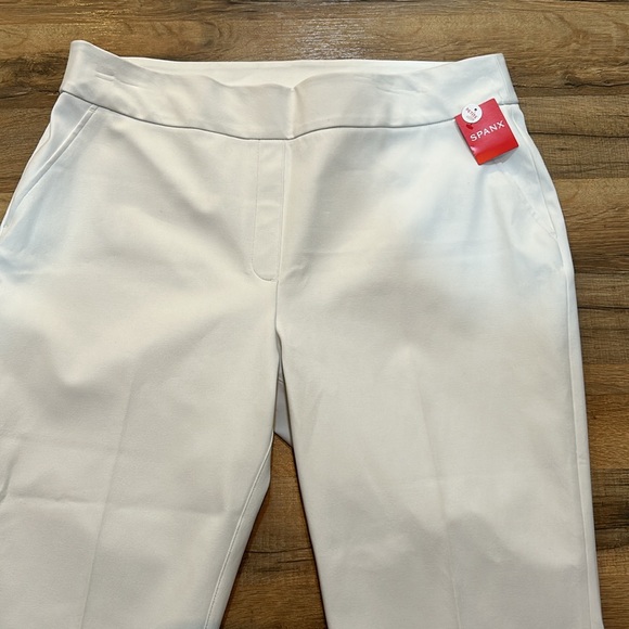 SPANX SLIM STRAIGHT PANT WOMEN SIZE 1XL PETITE WHITE NEW - Picture 4 of 11